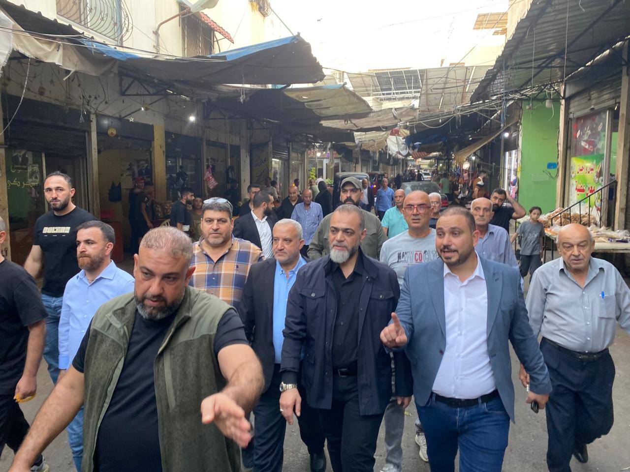 قيادة حركة فتح في لبنان تقوم بجولة وطنية واجتماعية في مخيمي البداوي ونهر البارد