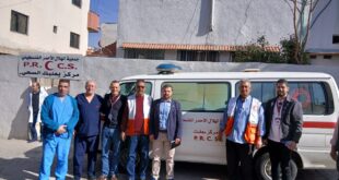 وفد من اللجنة الدولية للصليب الأحمر يزور مراكز جمعية الهلال الأحمر الفلسطيني في البقاع