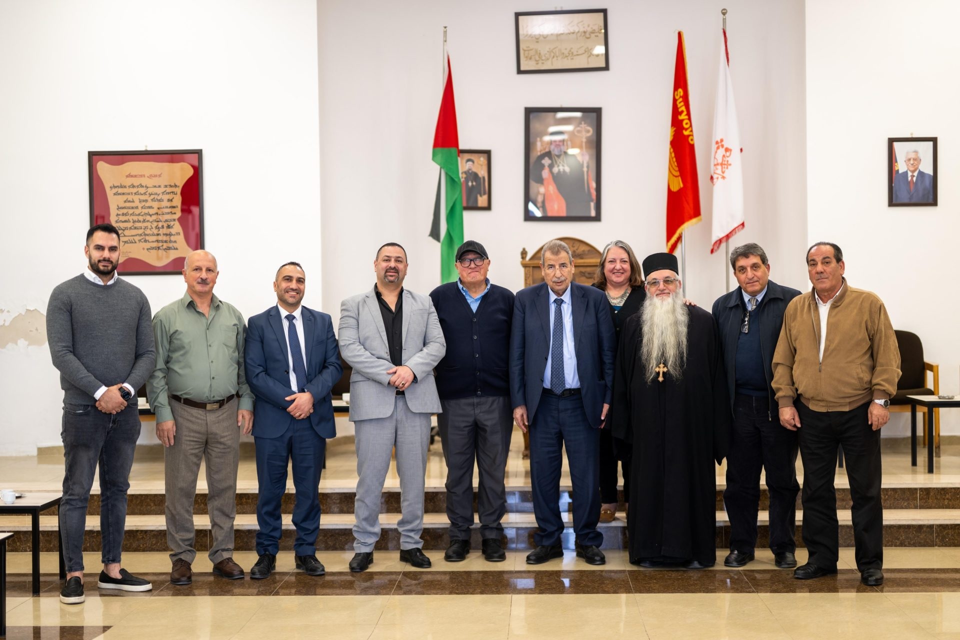 رمزي خوري يزور كنيسة السريان الأرثوذكس ويلتقي رئيس دير الأرمن والجمعية الخيرية الوطنية الأرثوذكسية