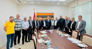 سيادة نائب الرئيس حسين الشيخ يعقد إجتماعً أمناء سر أقاليم حركة فتح في الضفة الغربية