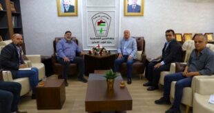 أحمد أبو هولي يلتقي اللجنة الشعبية لـ مخيم شعفاط