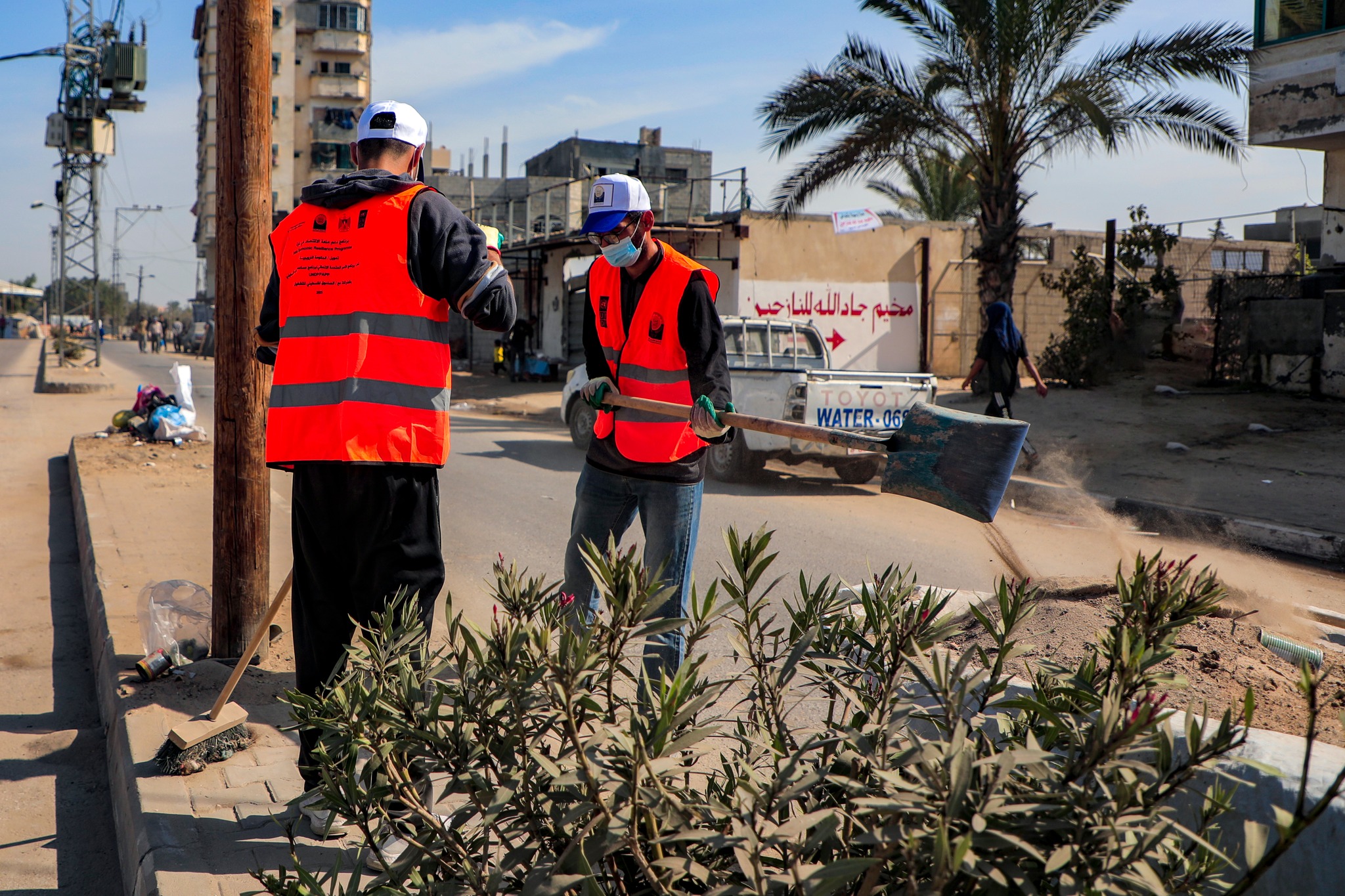 اطلاق مشروع توفير فرص عمل في قطاع غزة بتمويل من الحكومة النرويجية