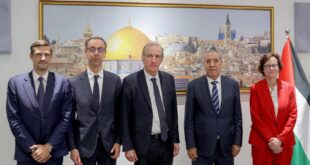 حسين الشيخ يستقبل وفداً رفيع المستوى من الاتحاد الأوروبي