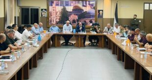 عبد الله كميل يترأس اجتماع اللجنة التحضيرية لإحياء الذكرى الـ21 لاستشهاد القائد ياسر عرفات وإعلان وثيقة الاستقلال