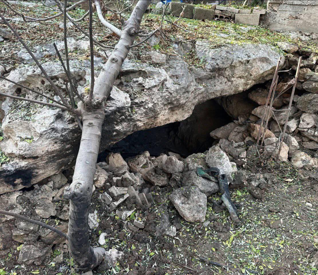 قوات الاحتلال تفجر مغارة في ضاحية ذنابة شرق طولكرم