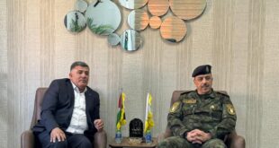 محافظ نابلس غسان دغلس يستقبل قائد قوات الأمن الوطني اللواء العبد إبراهيم خليل