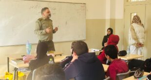 التوجيه السياسي في نابلس ينظم سلسلة فعاليات توعوية ووطنية