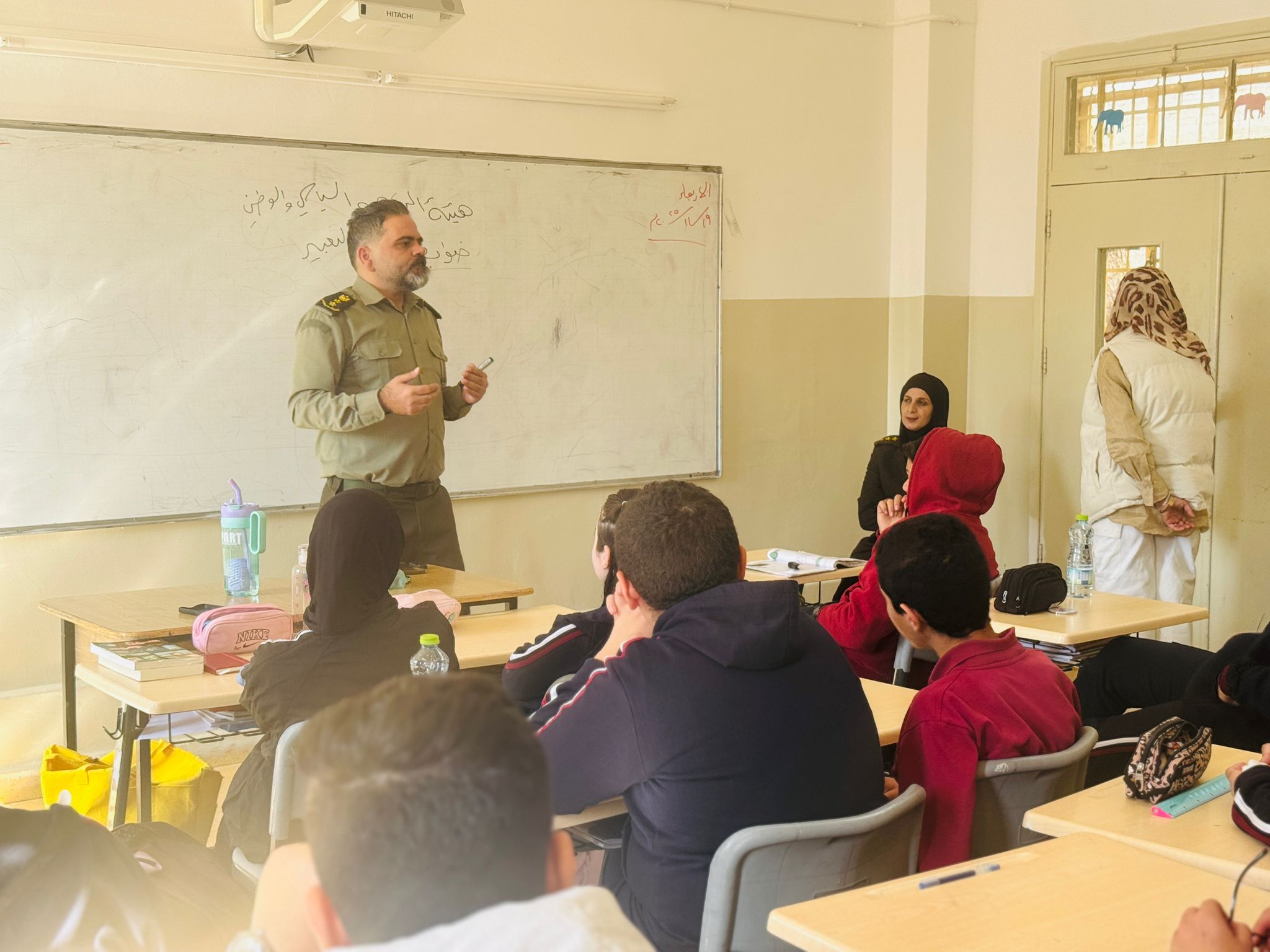 التوجيه السياسي في نابلس ينظم سلسلة فعاليات توعوية ووطنية