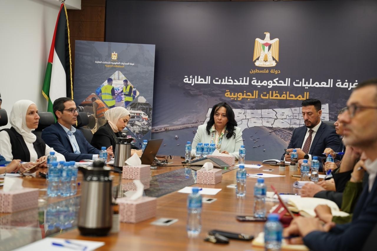 غرفة العمليات الحكومية تبحث جهود الإغاثة والتعافي مع وزيرة الدولة القطرية للتعاون الدولي