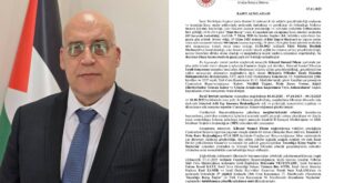 سفارة دولة فلسطين لدى الجمهورية التركية ترجب بإصدار أوامر اعتقال بحق سبعة وثلاثين من كبار مسؤولين الاحتلال