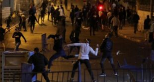 مواجهات مع الاحتلال شرق مدينة نابلس