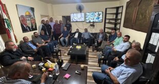 الأمن الوطني الفلسطيني في شمال لبنان يستضيف أمين سر إقليم حركة فتح في لبنان