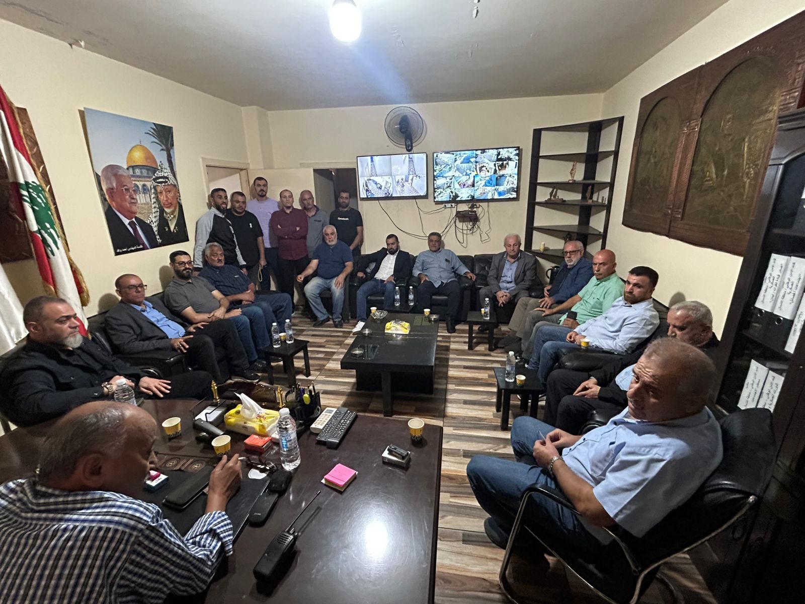 الأمن الوطني الفلسطيني في شمال لبنان يستضيف أمين سر إقليم حركة فتح في لبنان