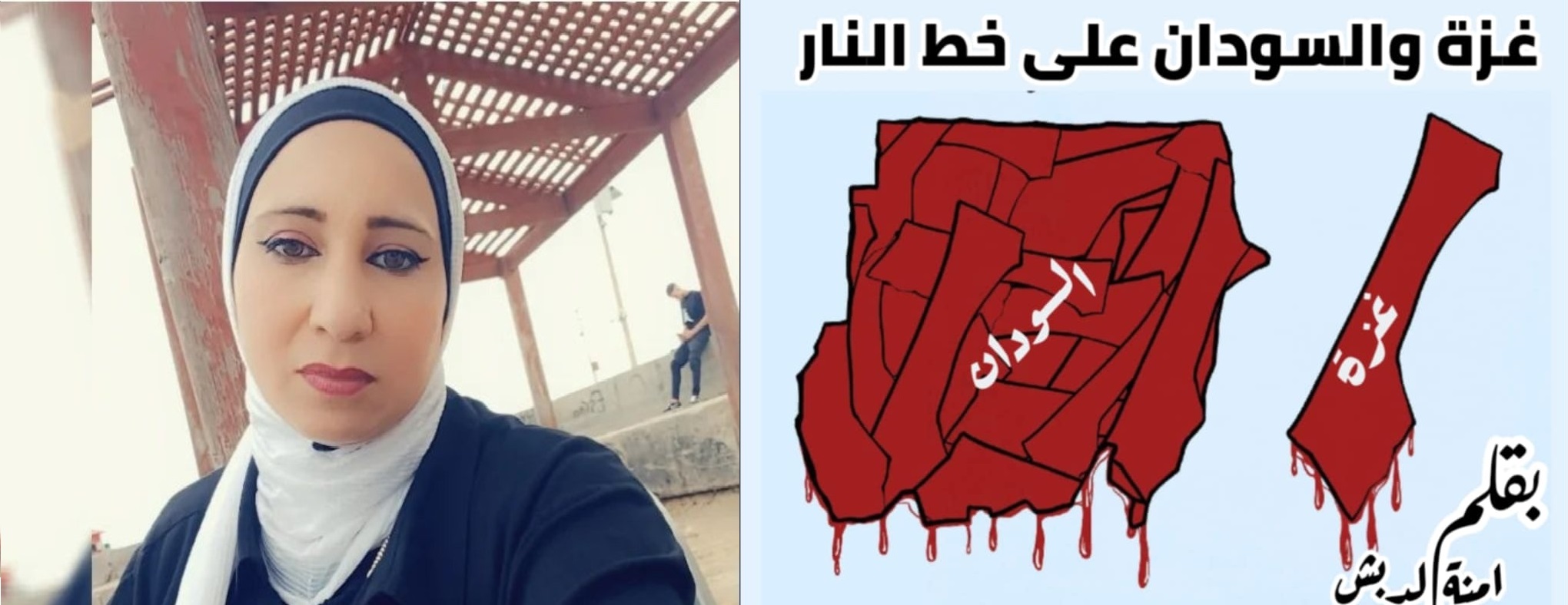 غزة والسودان على خط النار ، بقلم : آمنة الدبش