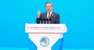 الصين : في معرض الاستيراد .. رئيس مجلس الدولة الصيني يؤكد التزام بلاده بالانفتاح