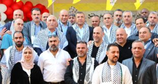 إحياء الذكرى الحادية والعشرين لاستشهاد الرئيس ياسر عرفات في حلحول شمال الخليل