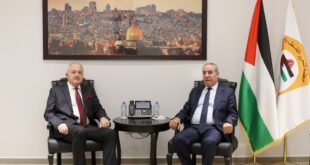 حسين الشيخ يستقبل ممثل روسيا لدى السلطة الفلسطينية السفير غوتشا بواتشيدزه