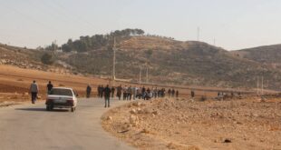 الاحتلال يقمع اعتصاماً في إذنا وترقوميا ضد استيلاء المستوطنين على أراضي المواطنين