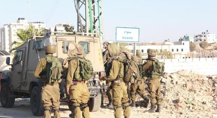 الاحتلال يعتقل 4 شبان من سلواد شرق رام الله