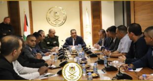 اللواء محمد الخطيب يلتقي مع النائب العام العسكري و المستشارين القانونيين