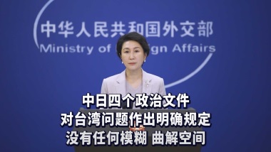 الخارجية الصينية : كلمات وأفعال اليابان الفاضحة تثير اليقظة والاستياء والاحتجاج لدى الدول المجاورة