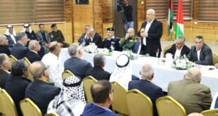 وزير الداخلية اللواء زياد هب الريح من الخليل يؤكد أهمية دور لجان السلم الأهلي في معالجة القضايا المجتمعية