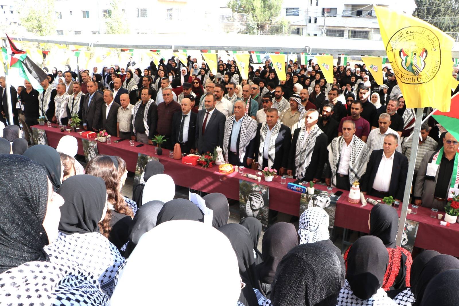 إحياء الذكرى الحادية والعشرين لاستشهاد الرئيس ياسر عرفات في حلحول شمال الخليل