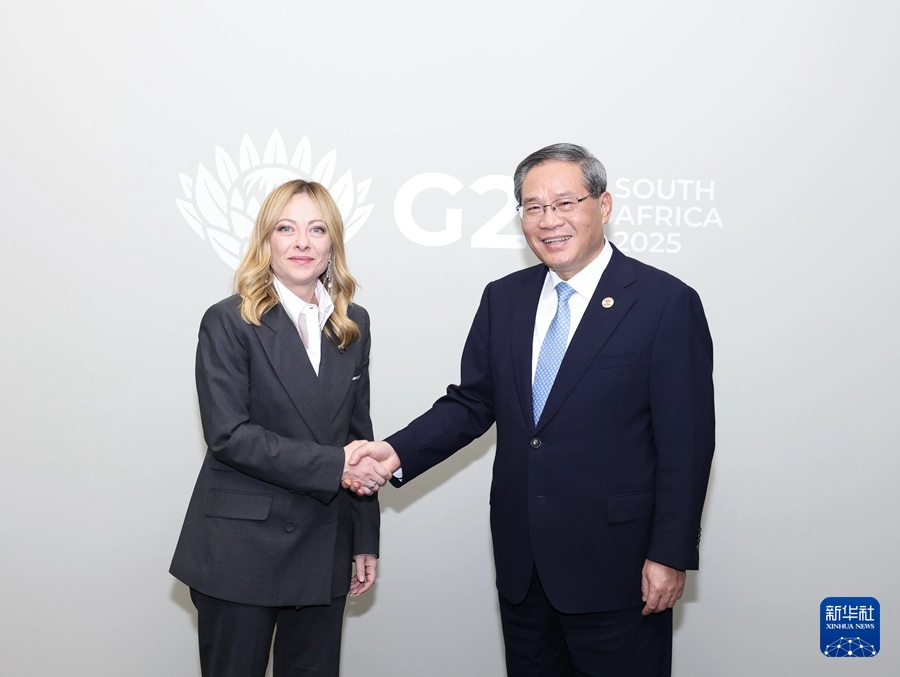 رئيس مجلس الدولة : الصين مستعدة لتعزيز التنسيق الاستراتيجي مع إيطاليا