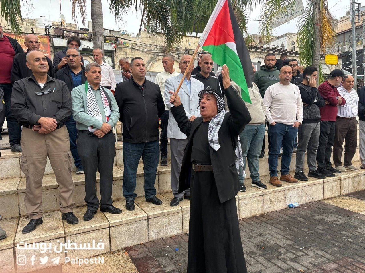 بمشاركة جبهة النضال الشعبي : وقفة حاشدة في طولكرم بمناسبة اليوم العالمي للتضامن مع الشعب الفلسطيني