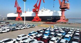 الصين : 15.7 بالمائة ارتفاعا في صادرات السيارات الصينية خلال الأشهر العشرة الأولى
