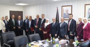 رئيس ديوان الرقابة السيدة أمل فرج تستقبل رئيس هيئة مكافحة الفساد الإيطالية