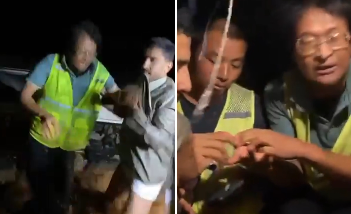 شباب سعوديون ينقذون مهندسين صينيين من سيول حائل .. عمل تلقائي يعكس عمق الصداقة بين الشعبين