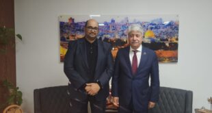 خلال لقائه سفير جنوب افريقيا ، د. مجدلاني : حكومة الاحتلال وعبر مجموعة من الاجراءات تسعى لتقويض السلطة الفلسطينية