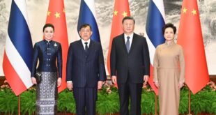 الرئيس الصيني شي يستقبل ملك تايلاند ويدعو إلى دفع بناء مجتمع مصير مشترك بين الصين وتايلاند