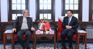 رئيس (شينخوا) يلتقي السفير الإيراني لدى الصين