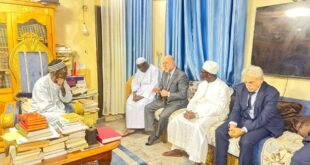 الهباش يطلع الخليفة العام للحضرة التيجانية في السنغال على انتهاكات الاحتلال بحق الأقصى والحرم الإبراهيمي