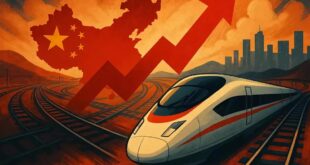 5.7 في المائة ارتفاعا في استثمارات الصين في السكك الحديدية خلال فترة يناير-أكتوبر