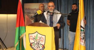 أبو العينين من نهر البارد : مستقبل غزة لا يبنى إلا من خلال شراكة وطنية حقيقية تحت مظلة الشرعية وفي مقدمتها السلطة الوطنية الفلسطينية