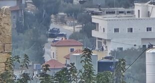 قوات الاحتلال تقتحم بيت فوريك شرق نابلس