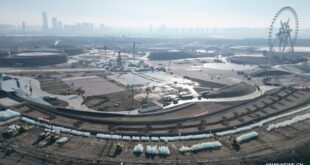 الصين : انطلاق أعمال بناء الجليد في أكبر منتزه جليدي وثلجي في العالم