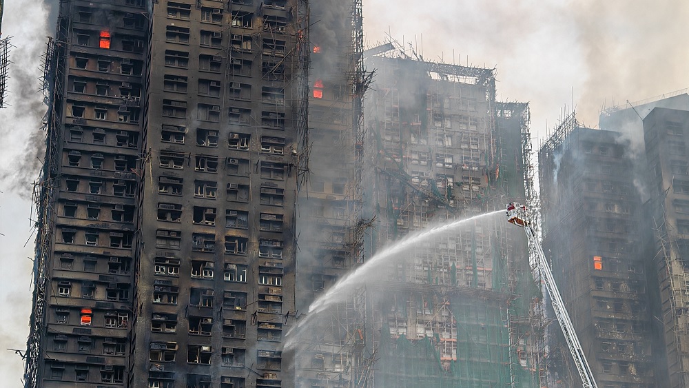 ارتفاع حصيلة ضحايا حريق هونغ كونغ إلى 55 قتيلا