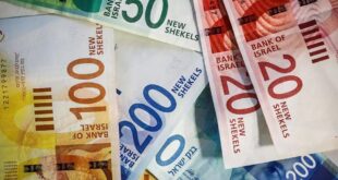 اسعار صرف العملات مقابل الشيكل اليوم