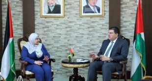 رئيس ديوان الرقابة المالية والإدارية الاستاذة أمل فرج تزور وزارة النقل والمواصلات