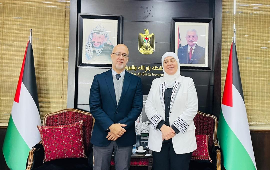 محافظ رام الله والبيرة ليلى غنام تبحث مع سفير البرازيل آخر مستجدات عدوان الاحتلال على شعبنا