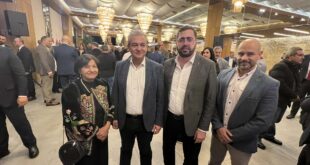 آمنه جبريل تشارك في حفل الاستقبال الذي نظمته سفارة دولة فلسطين في لبنان