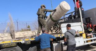 الاحتلال يسرق أعمدة أثرية بيزنطية شرق رام الله