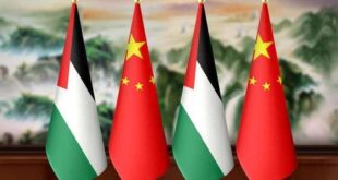 جبهة النضال الشعبي الفلسطيني ترحّب بالموقف الصيني الداعم لفلسطين وإعلان تقديم مساعدات عاجلة لغزة