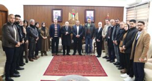 محافظ الخليل يستقبل وفداً من دائرة حقوق الإنسان في منظمة التحرير الفلسطينية