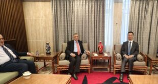 السفير الصيني لدى الأردن قوه وي يلتقي رئيس جمعية الصداقة الأردنية الصينية
