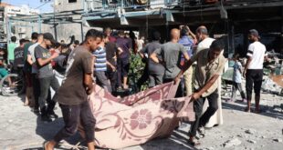 استشهاد مواطنة وإصابة آخرين في قصف الاحتلال مخيم جباليا شمال القطاع